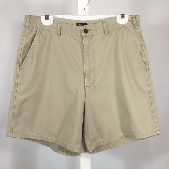 Denver Hayes Tan Cotton Shorts - Picture 1 of 3
